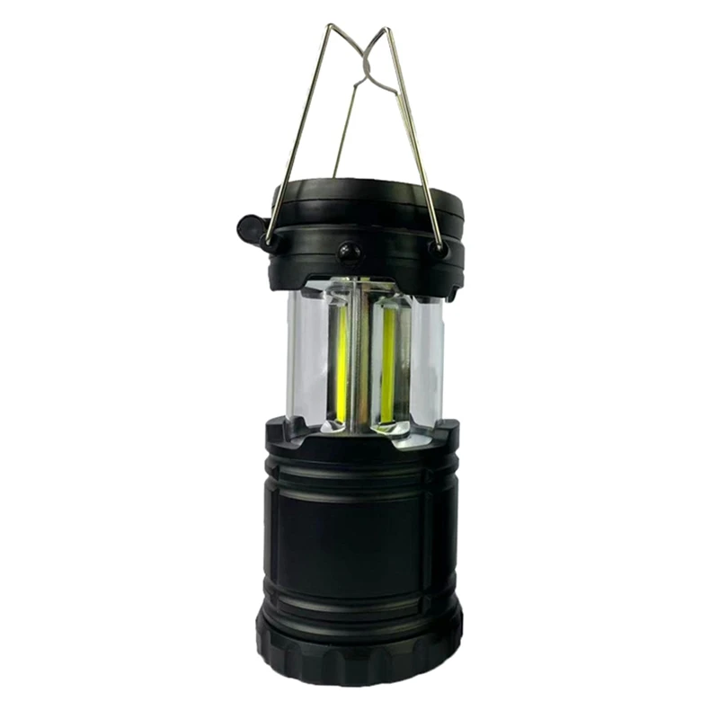 Collapsible Up Lanterns With Fan Bright Battery Powered Hanging Lanterns For Camping Hiking