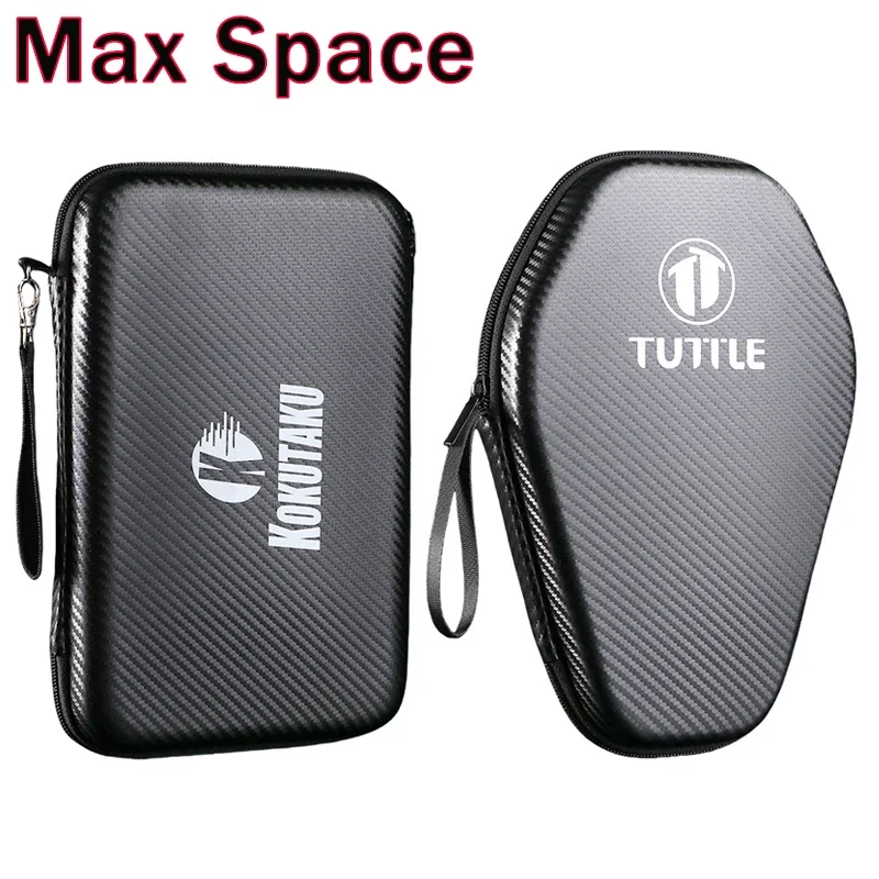 إيفا مسدس هارد شل بينغ بونغ صندوق ماكس الفضاء مضرب تنس الطاولة حقيبة مقاوم للماء المحمولة بينغ بونغ غطاء الخفافيش التخزين