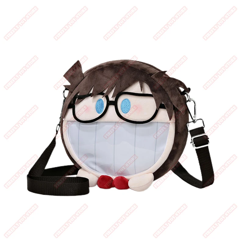 Detective Conan Animation Comics Peripheral Toys Cartoon Bundle Capacity Cute Cloth Crossbody Bag Drawcord Storage Bag Backpack