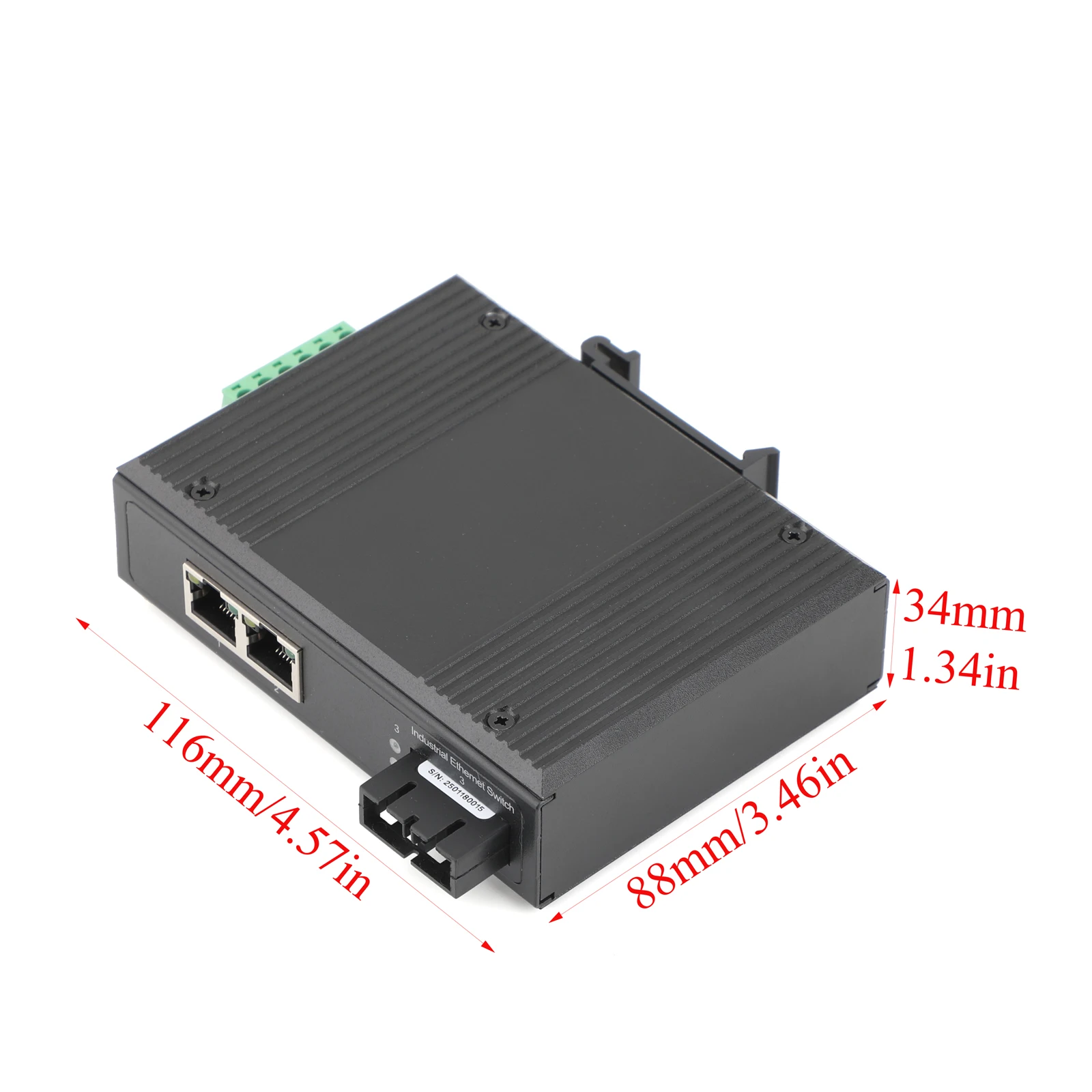 

Промышленный PoE-коммутатор 100M/1000M, 1 оптический, 2 PoE-порта, одномодовый, двухволоконный, интерфейс SC/SFP, трансивер