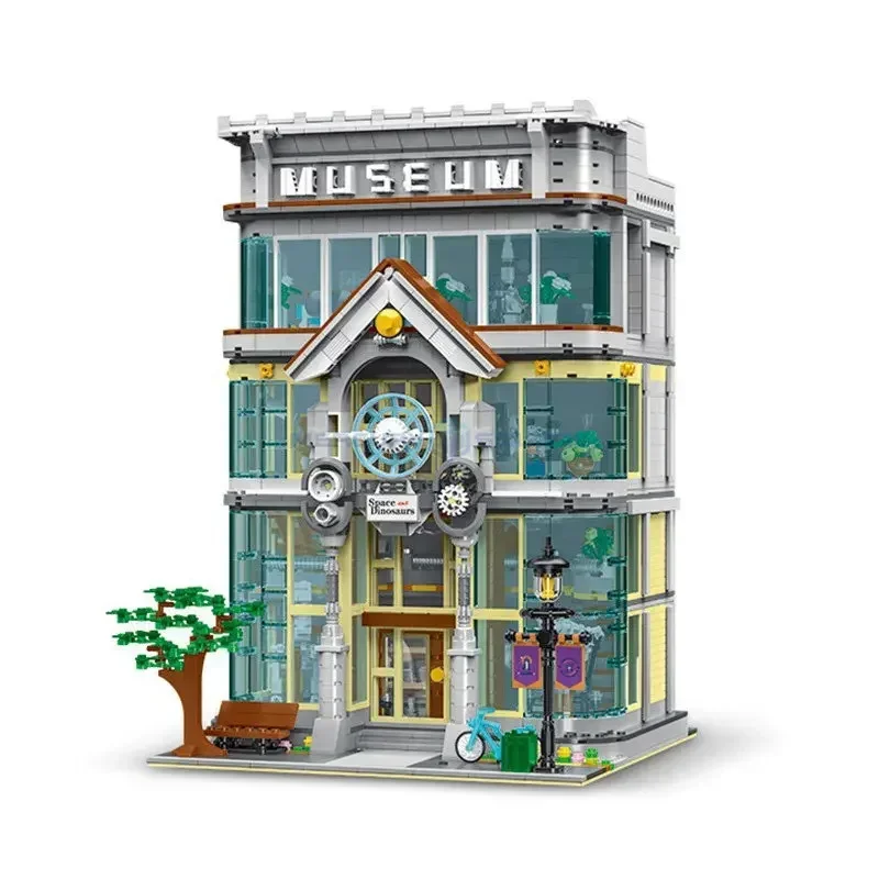 Creative Expert Modular Buildings MOC 10206 Science Museum Model 3794PCS Building Blocks Brick Toys for Children Boys Kid Gift