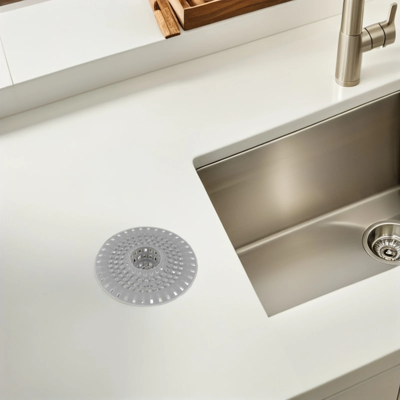 

3Pcs Silicone Hair Drain Catcher Cover Bathroom Shower Sink Strainer Tub Drain Protector Anti-Clog Hair Stopper