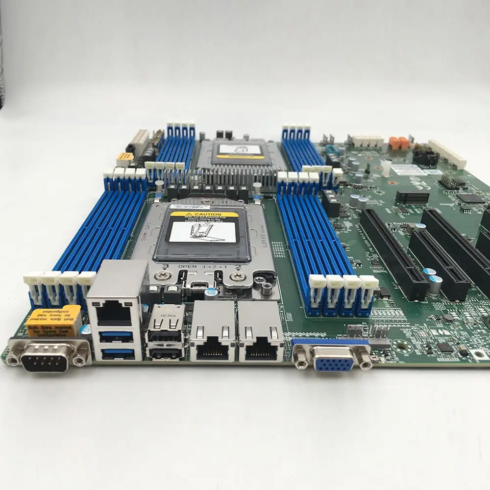 H12DSi-N6 For Supermicro Server Motherboard Dual EPYC 7003/7002 Series Processors Gigabit LAN Port Dedicated IPMI LAN Port