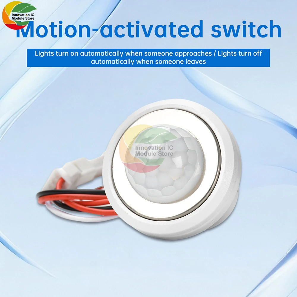 

DC 3.5-24V Adjustable Infrared Motion Sensor Switch Automatically Detects Adjustable Delay Sensors Probe Motion Sensor