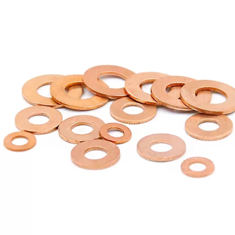 4pieces Copper Washer for SNG/SMF Copper Gasket DIY Folding Knife Accessory Modification Gasket Opening and Closing Parts