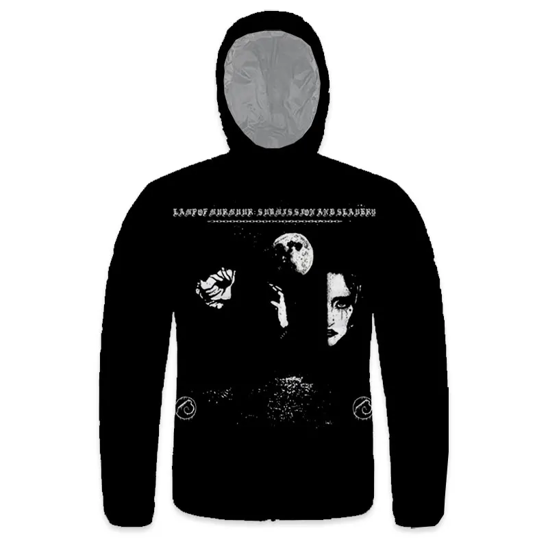 Neue Mode 3d bedruckte Lampe von Murmuur Band Reiß verschluss Daunen gefüllten Mantel Kapuzen pullover Harajuku Hoody Tops Kleidung