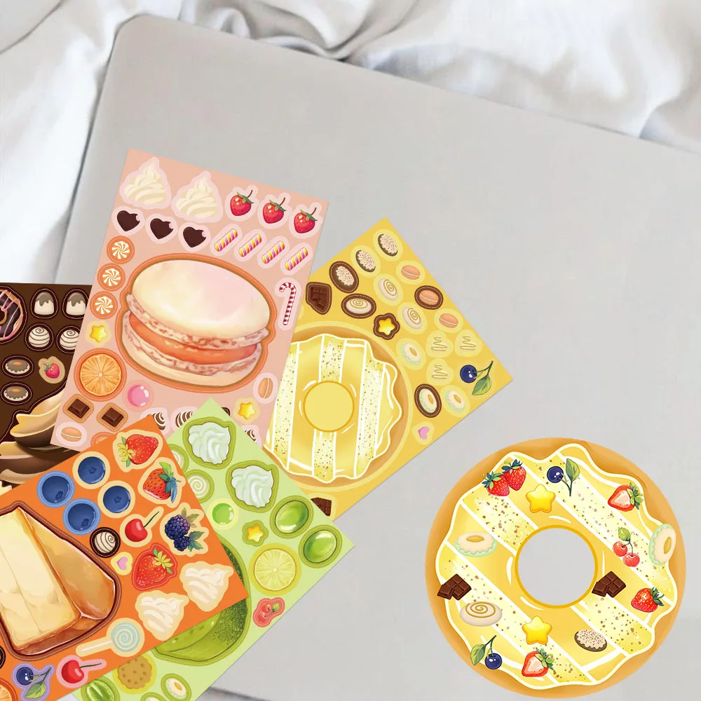 8 шт., наклейки для мороженого, пончиков