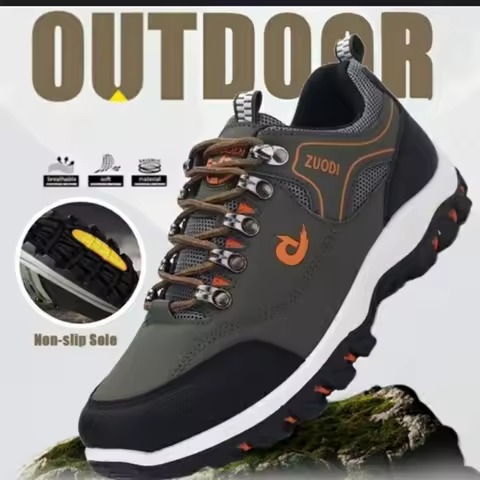 Outdoor Hiking Shoes for Men Camping Running Walking Jogging Sneaker Boots Waterproof AntiI-Slip Sport Shoes Zapatos Hombre