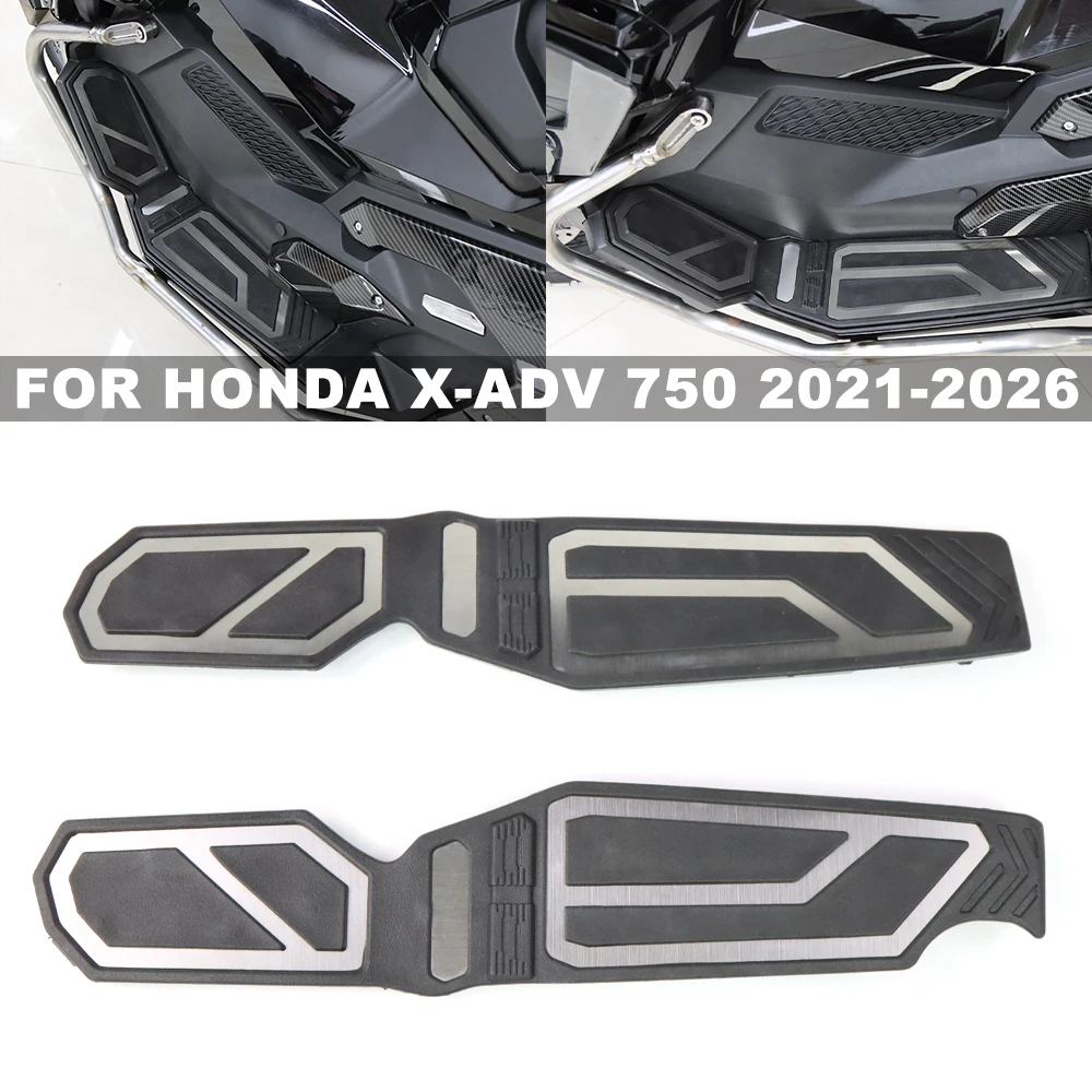 

Motorcycle Footboard Cover Footrest Foot Pegs Foot Board Pedal Plate FOR HONDA X-ADV 750 XADV750 2021 2022 2023 2024 2025 2026