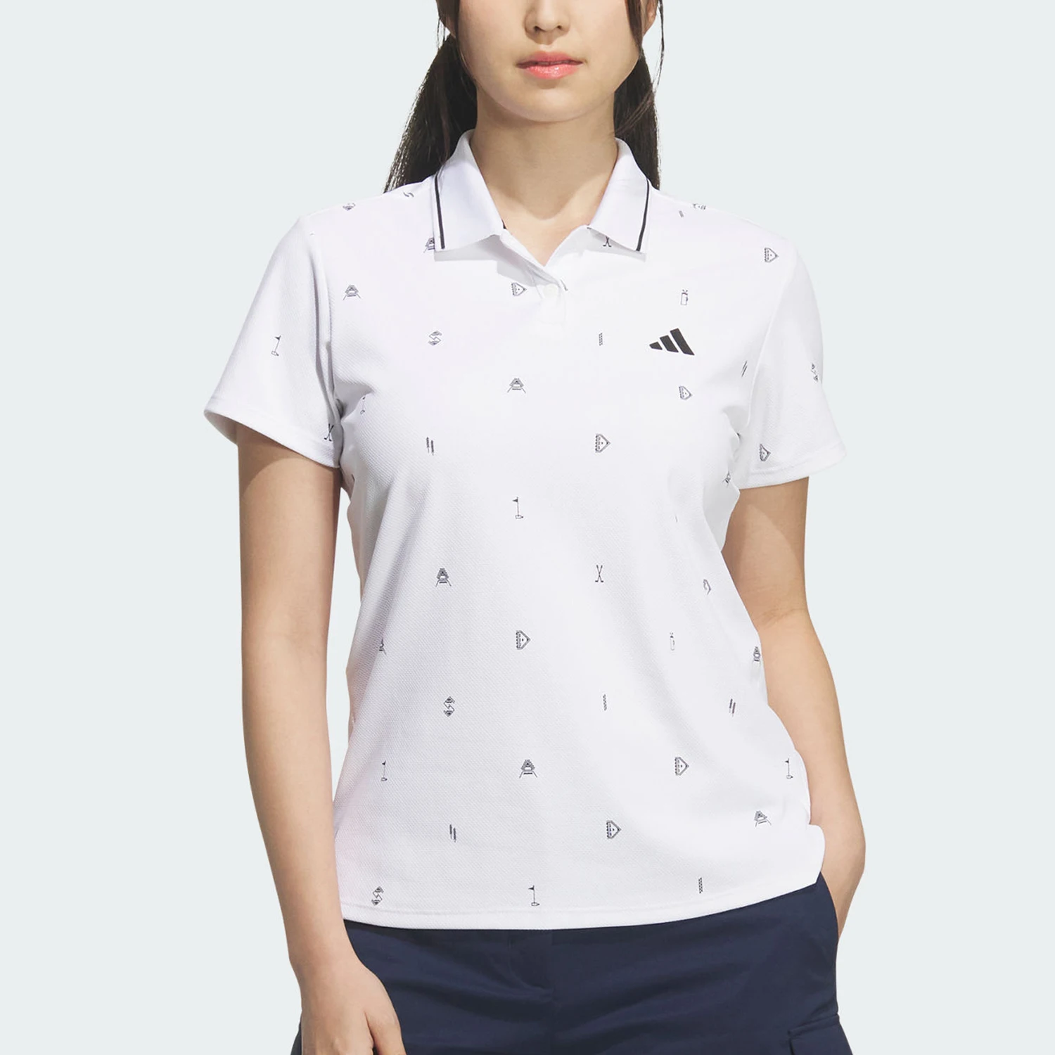 adidas-veritable-nouveau-polo-blanc-leger-a-manches-courtes-pour-femme-ka4304