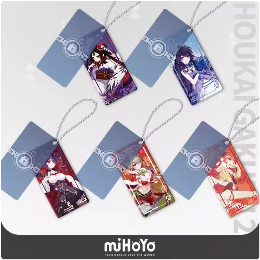 2024 Anime Houkai Gakuen 2 Character Image Series Mushoku Kika Raiden Mei Yssring Leavtruth Pendant Stand Figure Card Gift