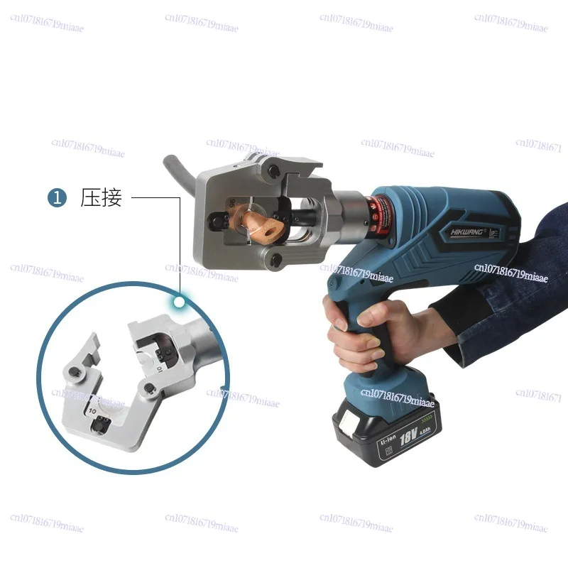 

Rechargeable electric crimping pliers hole opener wire cutters lithium battery hydraulic cable shear wire opener 3 in 1