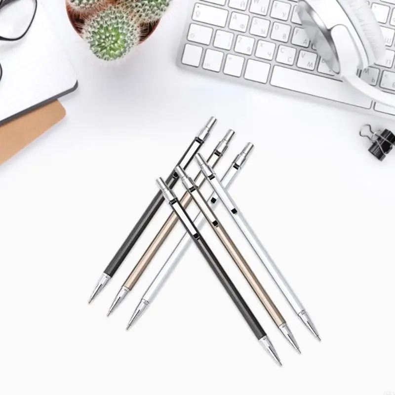 62ka 6pcs Dibujo lápiz mecánico metal lápiz automático, lápiz mecánico carpintero para dibujo dibujo los