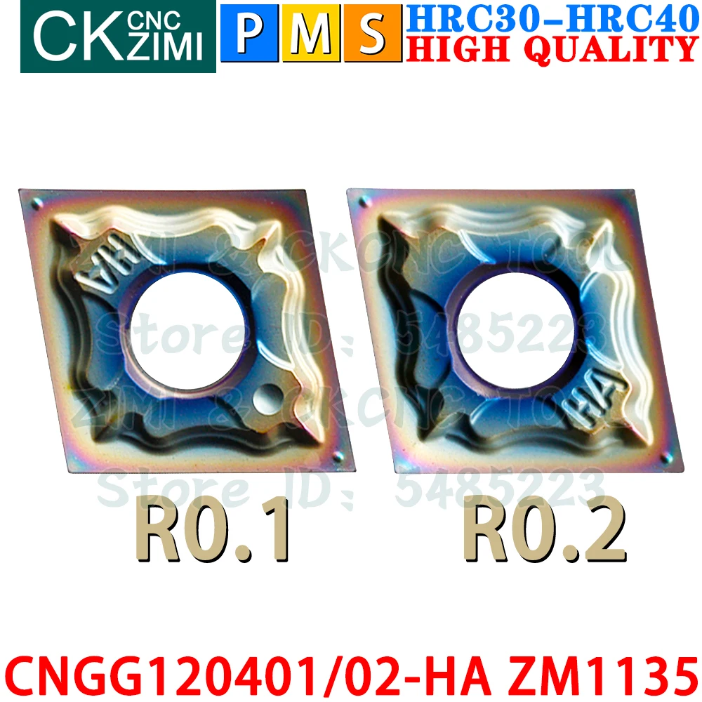 CNGG120401-HA ZM1135 CNGG120402-HA ZM1135 เม็ดมีดคาร์ไบด์ เครื่องจักรกลที่มีความแม่นยำ เครื่องมือเม็ดมีดกลึงภายนอก เครื่องกลึงโลหะเครื่องกล CNGG1204 CNGG 1204 CNMG1204 CNMG1204 CNMG430 CNMG431 HA CNC เครื่องมือตัด