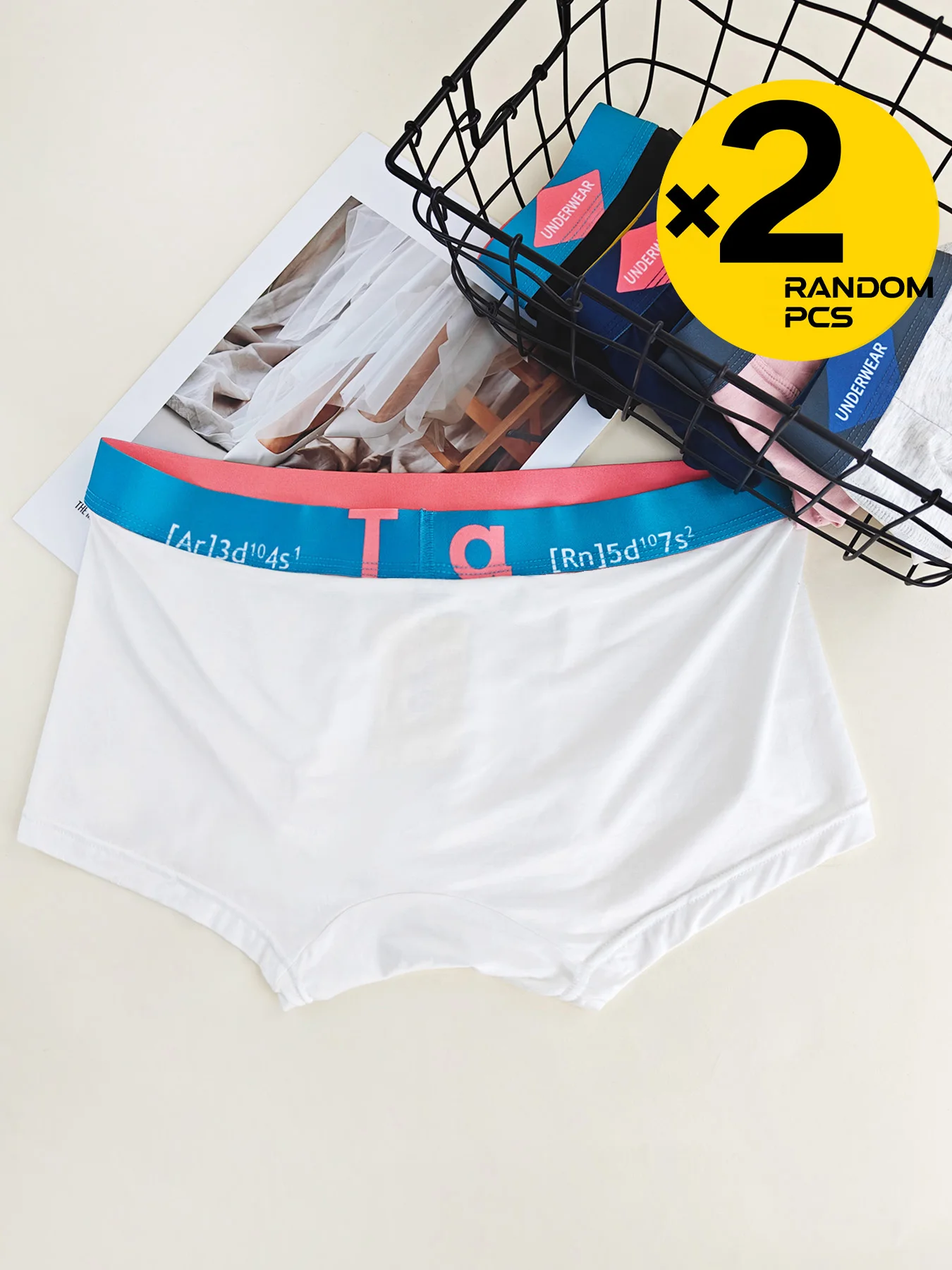 Liquidazione Boxer intimi in cotone da uomo Mutande comode Pantaloncini Moda sexy Lettere Mutandine di tendenza 2/3/4 pezzi