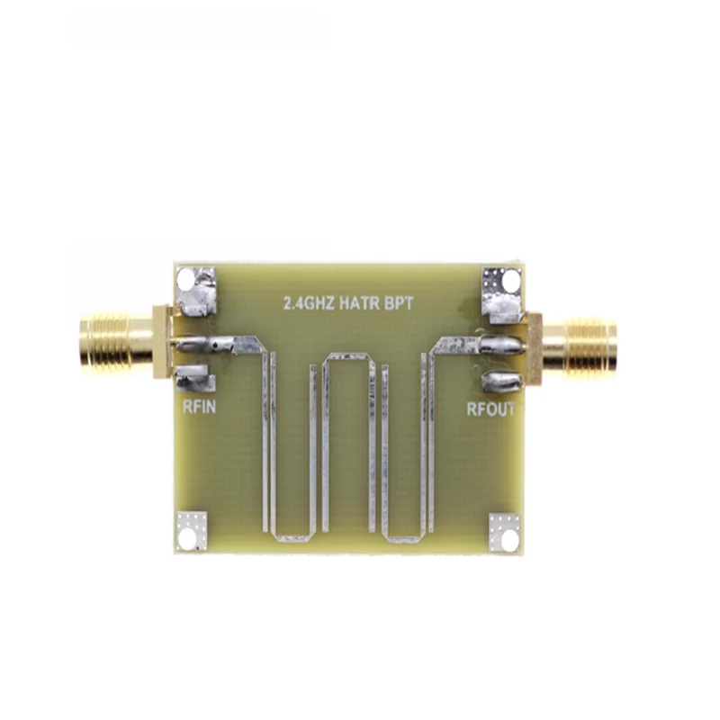 1pcs 2.4GHz microstrip bandpass filter, WIFI, ZIGBEE, Bluetooth and other signal filters, 2.3-2.5G