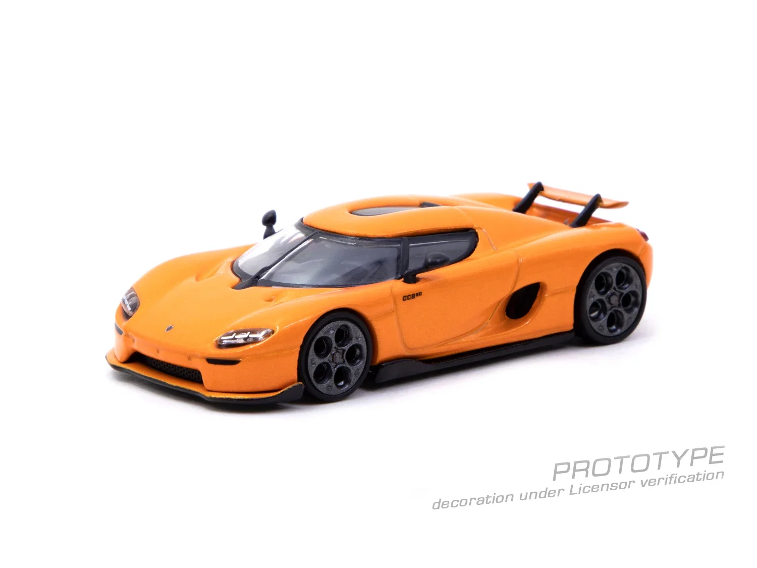 Tarmac Works 1:64 Koenig segg CC850 Orange Diecast Model samochodu