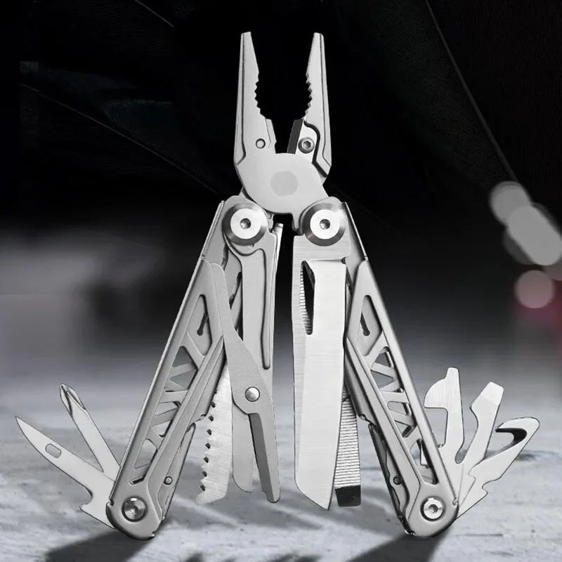 

YYHC-Folding Multitools Stainless Steel Pocket Multifunction Pliers Folding Knives Multi Tool Plier