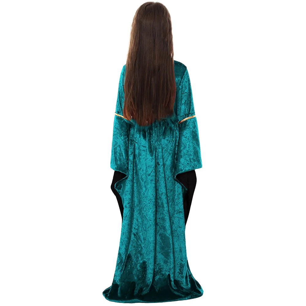 Vestido de princesa Medieval renacentista para niña, disfraz Retro europeo para Halloween, novedad de 2024