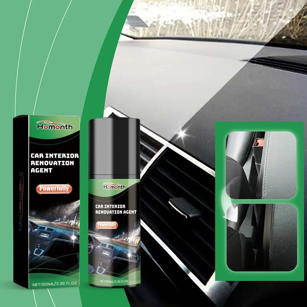 100ml Car Interior Leather Coating Agent Restore Auto Restorer Renovation Agent Refurbishment Interior Car Maintenance Agen W1S5