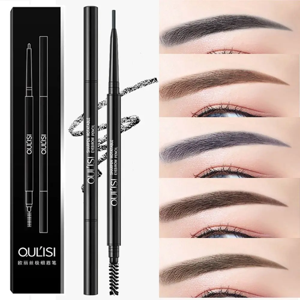 Cosmetic Beginners Beauty Waterproof Eyebrow Pen Three-Dimensional Eyebrow Brush Double Head Eyebrow Pencil