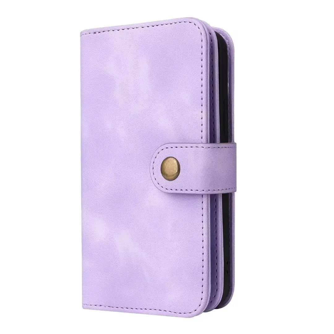 Huawei p40 pro Leather Wallet card Zipper Magnetic Flip Case For Google pixel 7 Xiaomi 10T 11T pocox3 nfc Redmi note11s