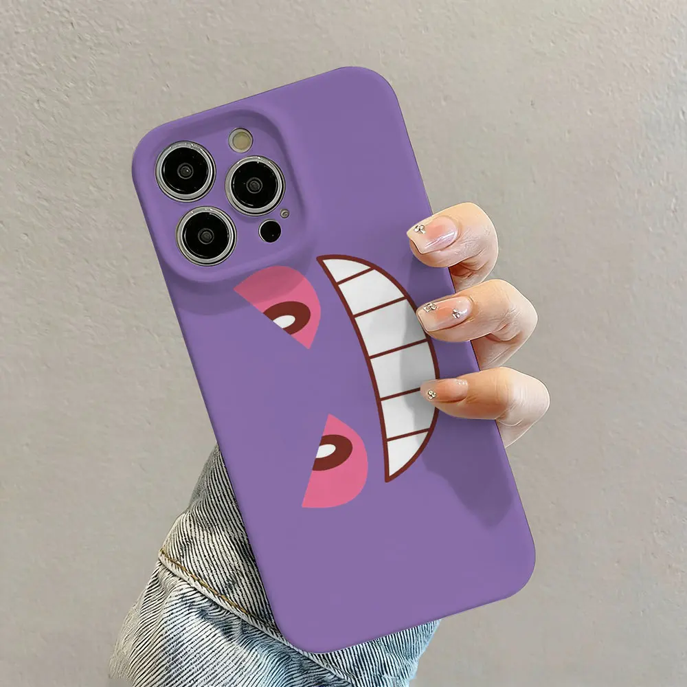Niedliche Anime-Handyhülle für Pokémon Psyduck iPhone 17e 17 16e 16 15 14 13 12 11 Air Pro Max XSMax Plus Glänzende Folie Harte PC-Hülle