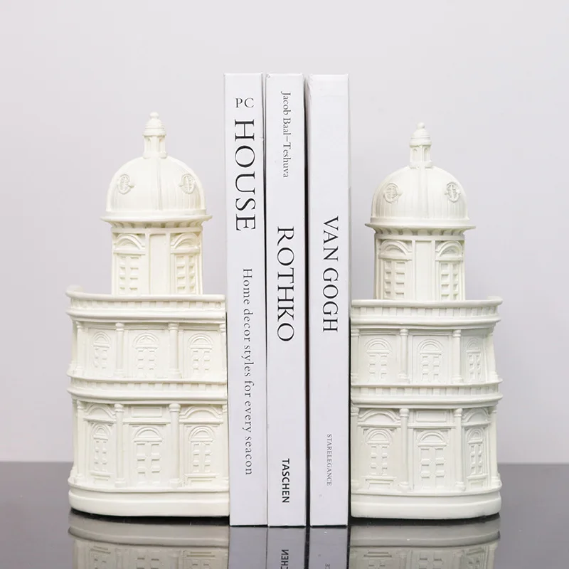 

Современные украшения для дома, модель комнаты, мягкие украшения, настольные книги, кабинет, изделия ручной работы, архитектурная серия, б