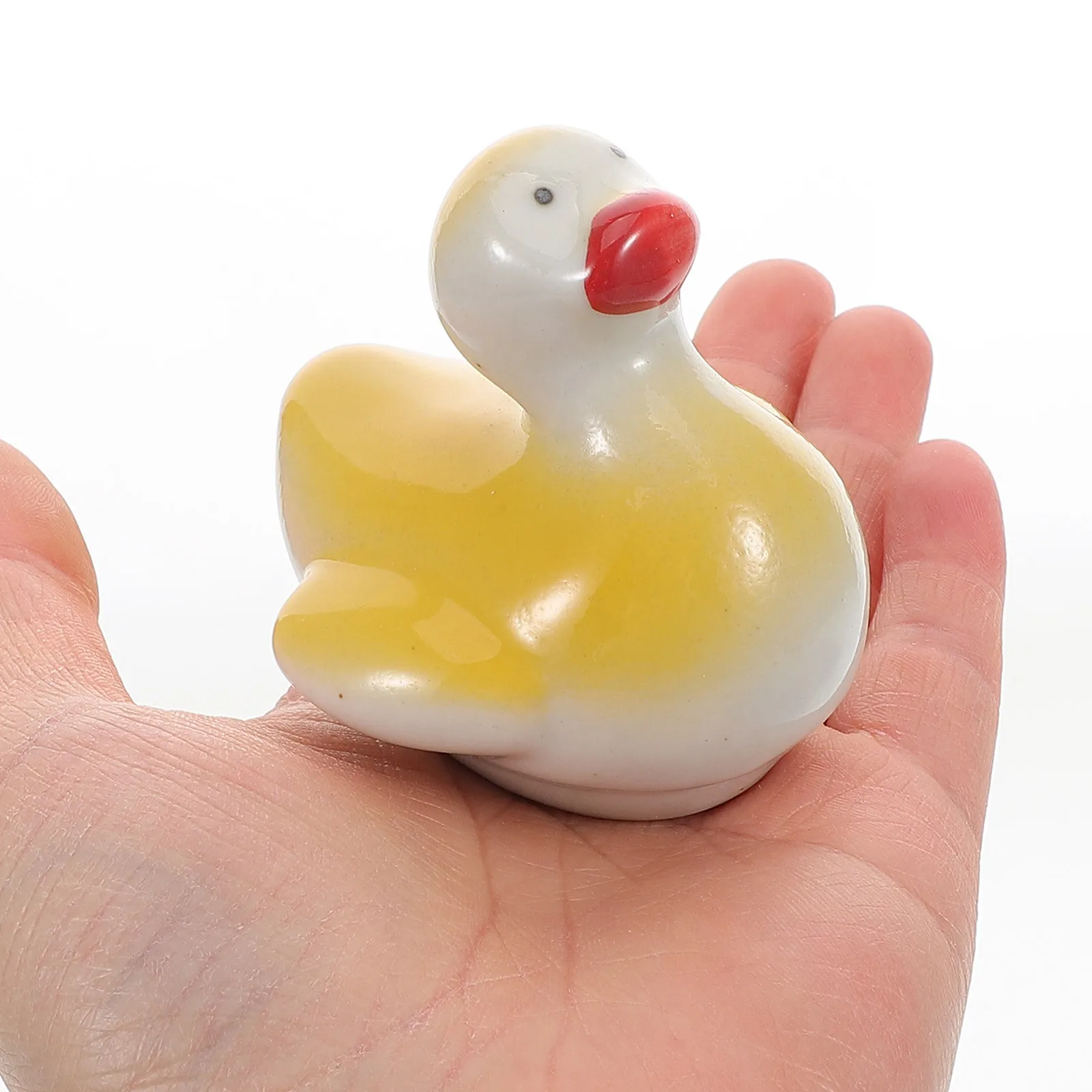 

Ceramic Floating Duck Aquarium Decor Cute Miniature Landscaping Floating Fish Tank Decoration Desktop Office Small Pools