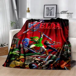 3D Z-Zeldas coperta per cartoni animati coperte di flanella calde coperta morbida e confortevole coperte da viaggio per la casa fodere per letti regalo di compleanno