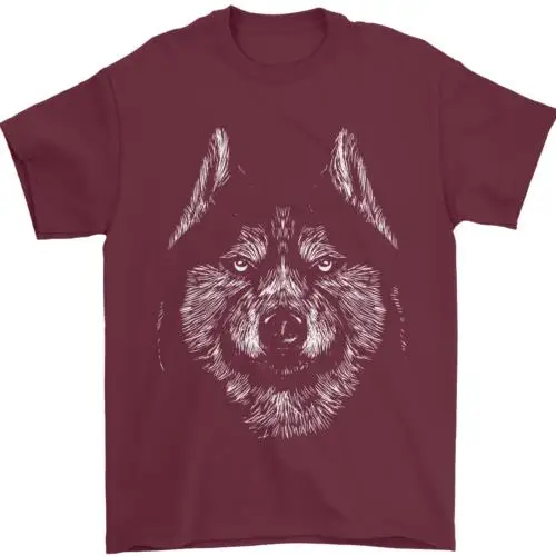 A Siberian Husky Mens T-Shirt 100% Cotton