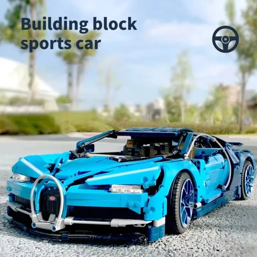 4020+PCS Speed Sports Car Building Blocks Toy Technology Building Model Supercar Toy Car Children Youth Adult Holiday Gifts