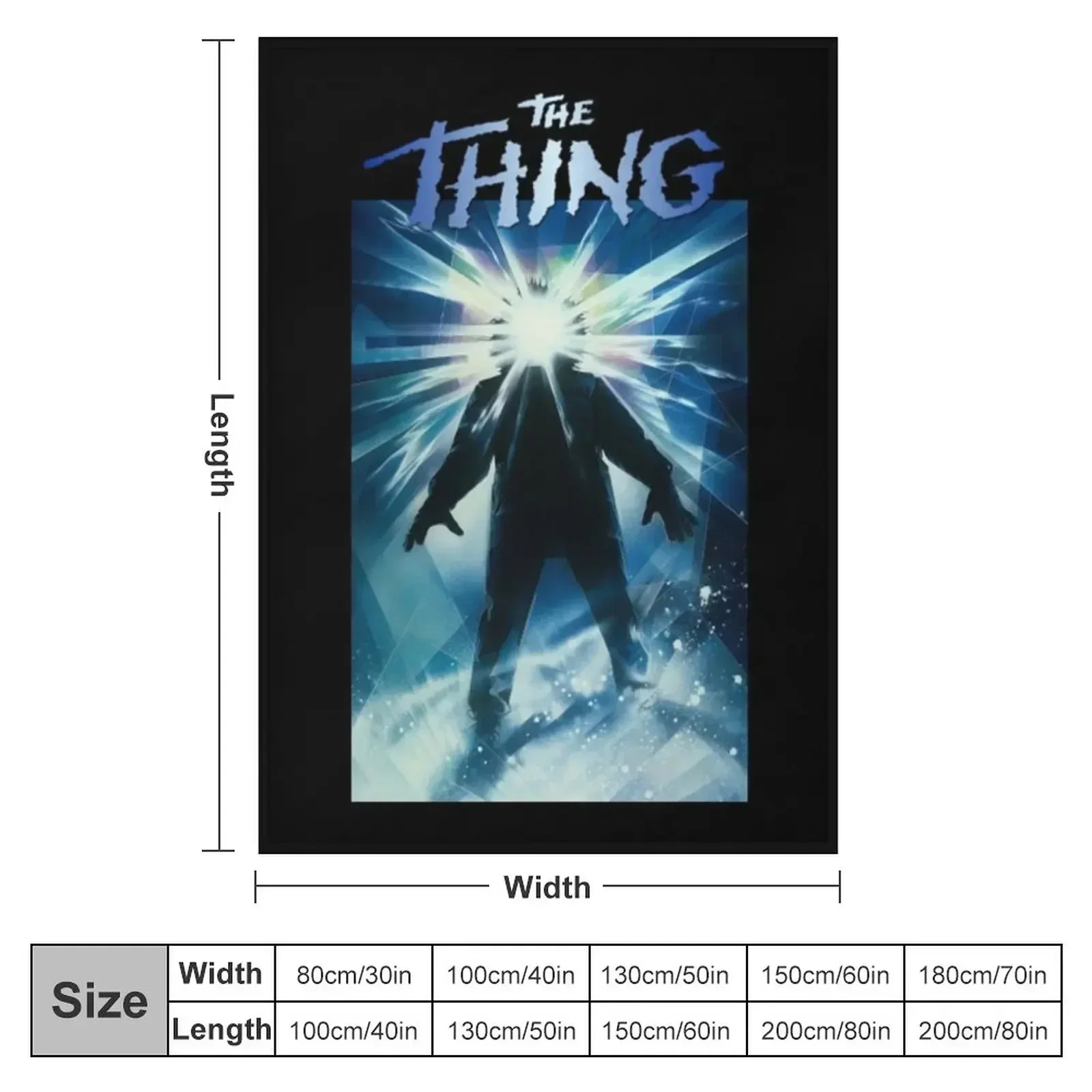 The Thing (1982) Throw Blanket Cute Furry For Decorative Sofa Blankets