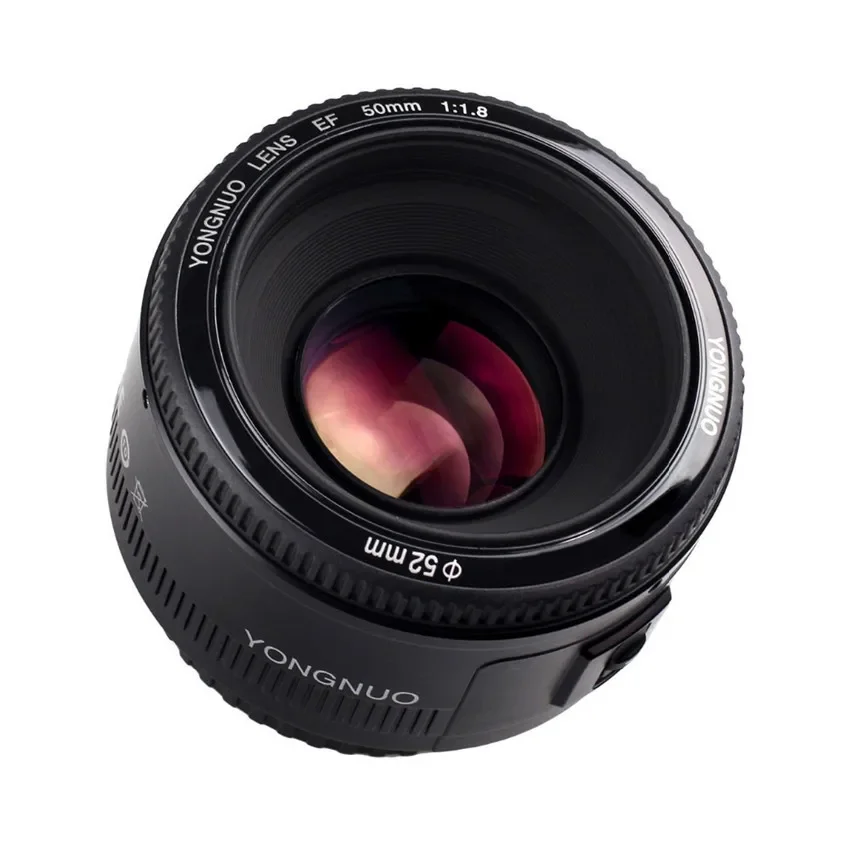 NEW High Quality Camera Yongnuo F/1.8 50mm Large Aperture ManuaI Focus Lens Wide-Angle Fixed for nikon Camera