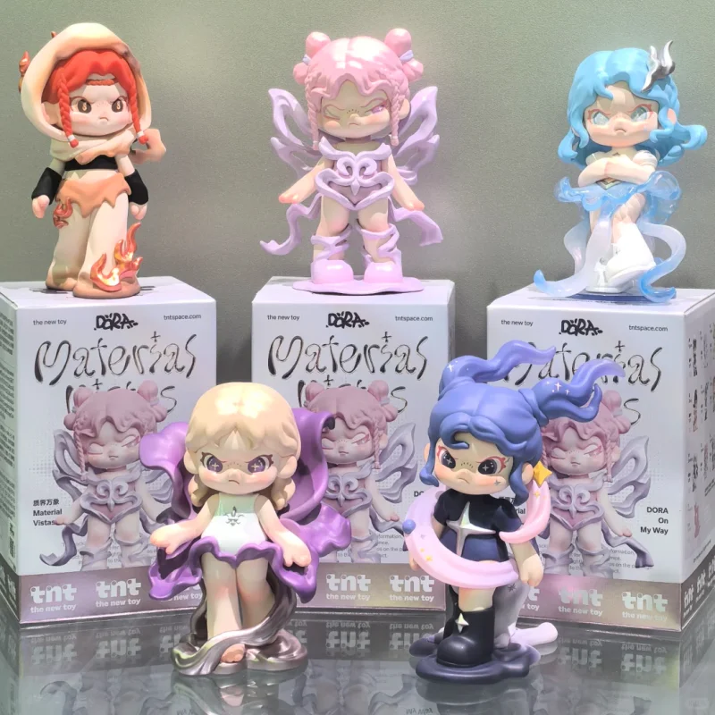 دورا المواد Vistas سلسلة صندوق أعمى لطيف أنيمي الفينيل الشكل العصرية دمية باردة تحصيل الطرفية حلية لعبة هدية غامضة #1