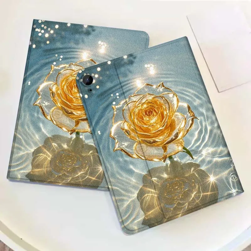 

Yellow Rose Art Pattern For Samsung Galaxy Tab A7 A9 A11 S6 A A8 Lite Plus 2025 10.4 10.5 10.1 Inch Tablet Case