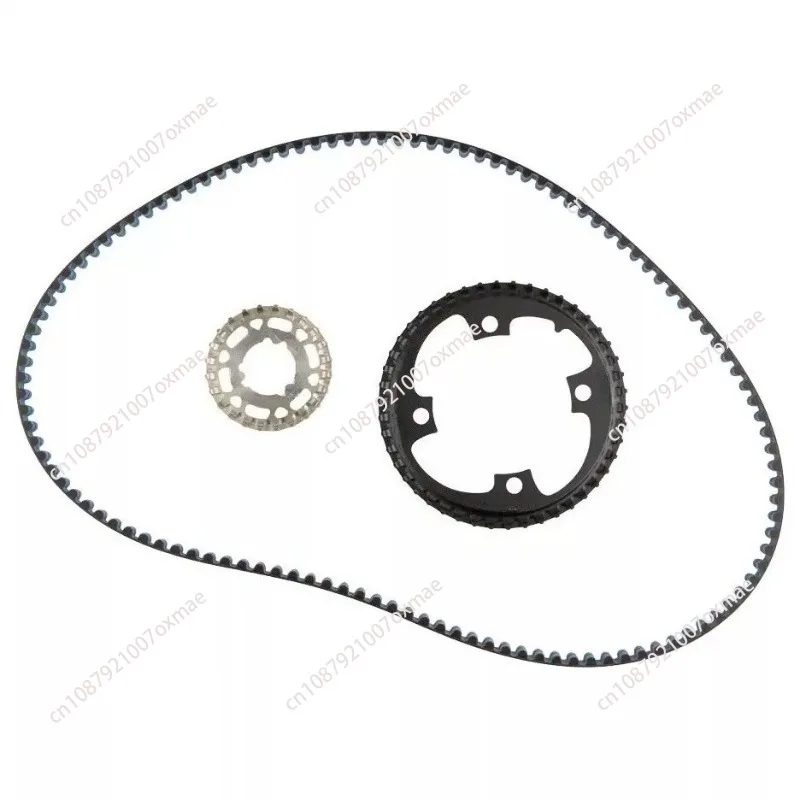 Belt Drive Crankset, Flywheel & Gear Replacement Components for Touring Bicycles