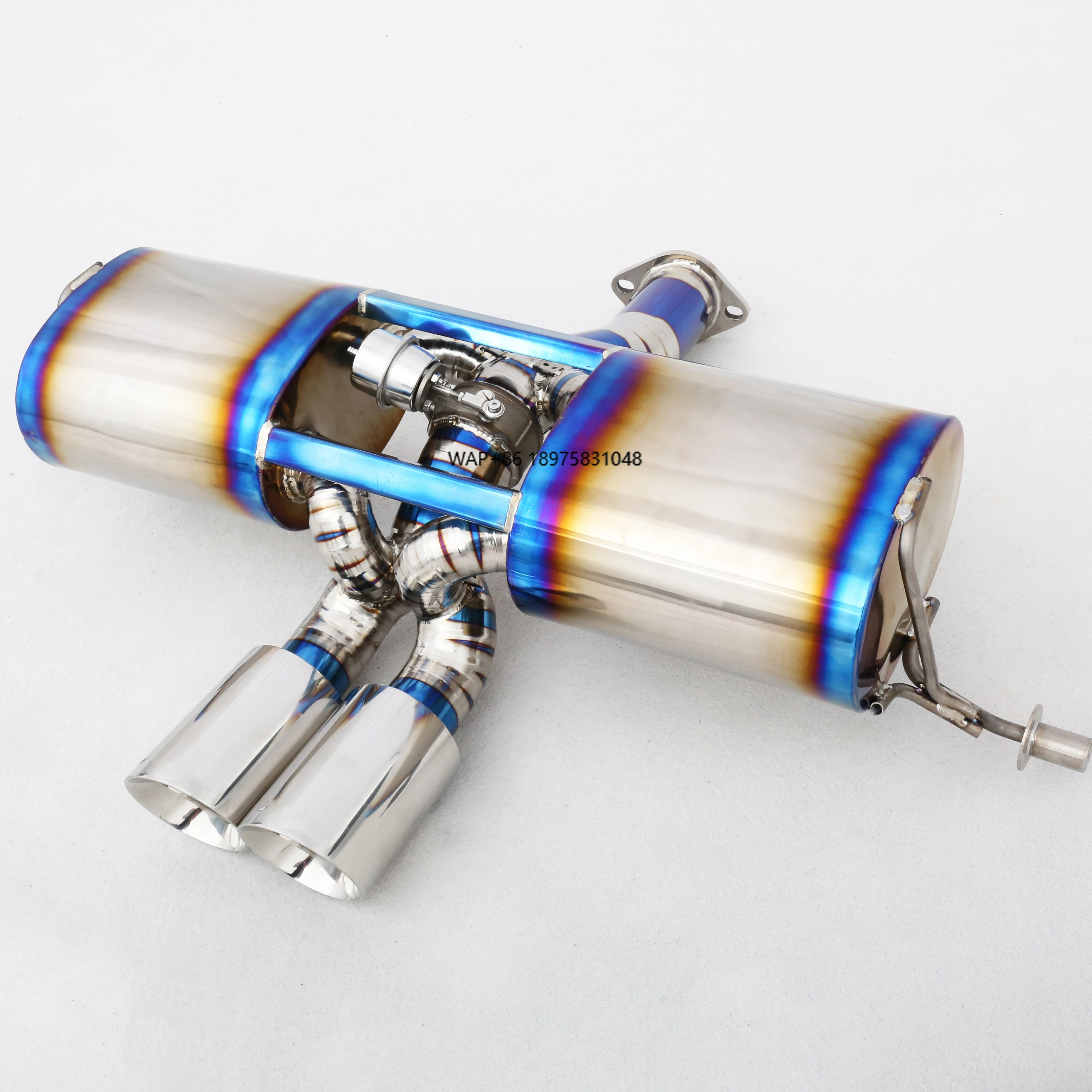 Custom 304 Stainless Steel/Titanium Valved Exhaust System Designed Specifically for 3.5T V6 Exhaust Pipes