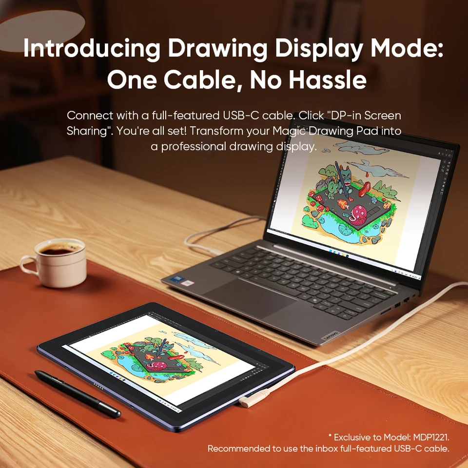 XPPen Magic Drawing Pad 12 inch Tablet Android Pad 2K Resolution
