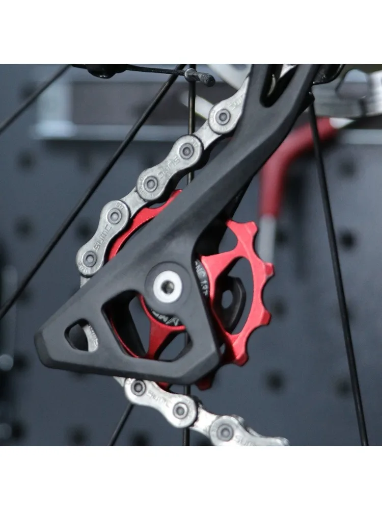 AliExpress For MTB Bike 11T 13T Aluminum Jockey Wheel Mountain Road Bike Bicycle Rear Derailleur Guide Pulley Steel Bearing