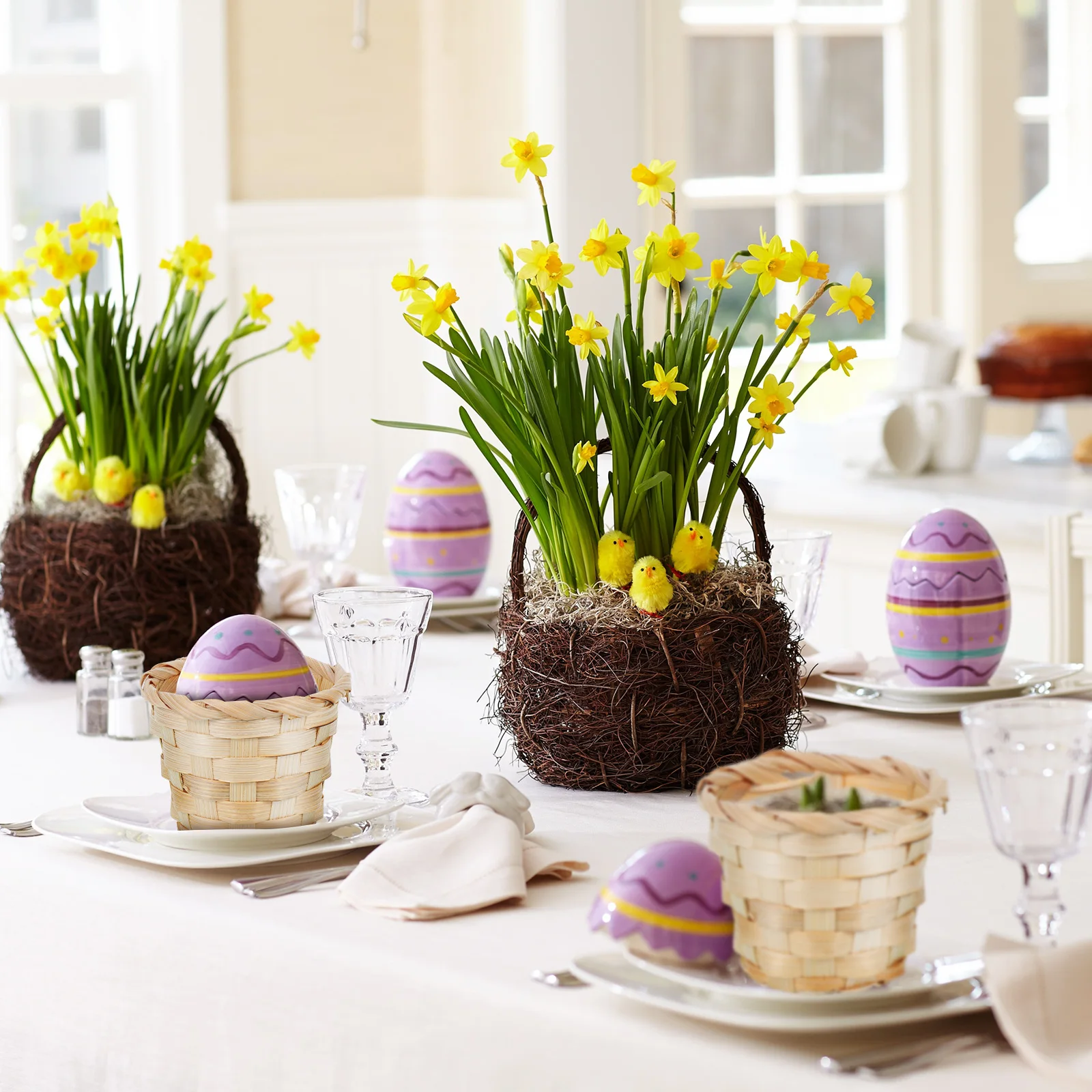 

4Pcs Bamboo Wooden Basket Woven Desktop Storage Organizer for Snacks Fruits Sundries Decorative Small Basket Mini Baskets