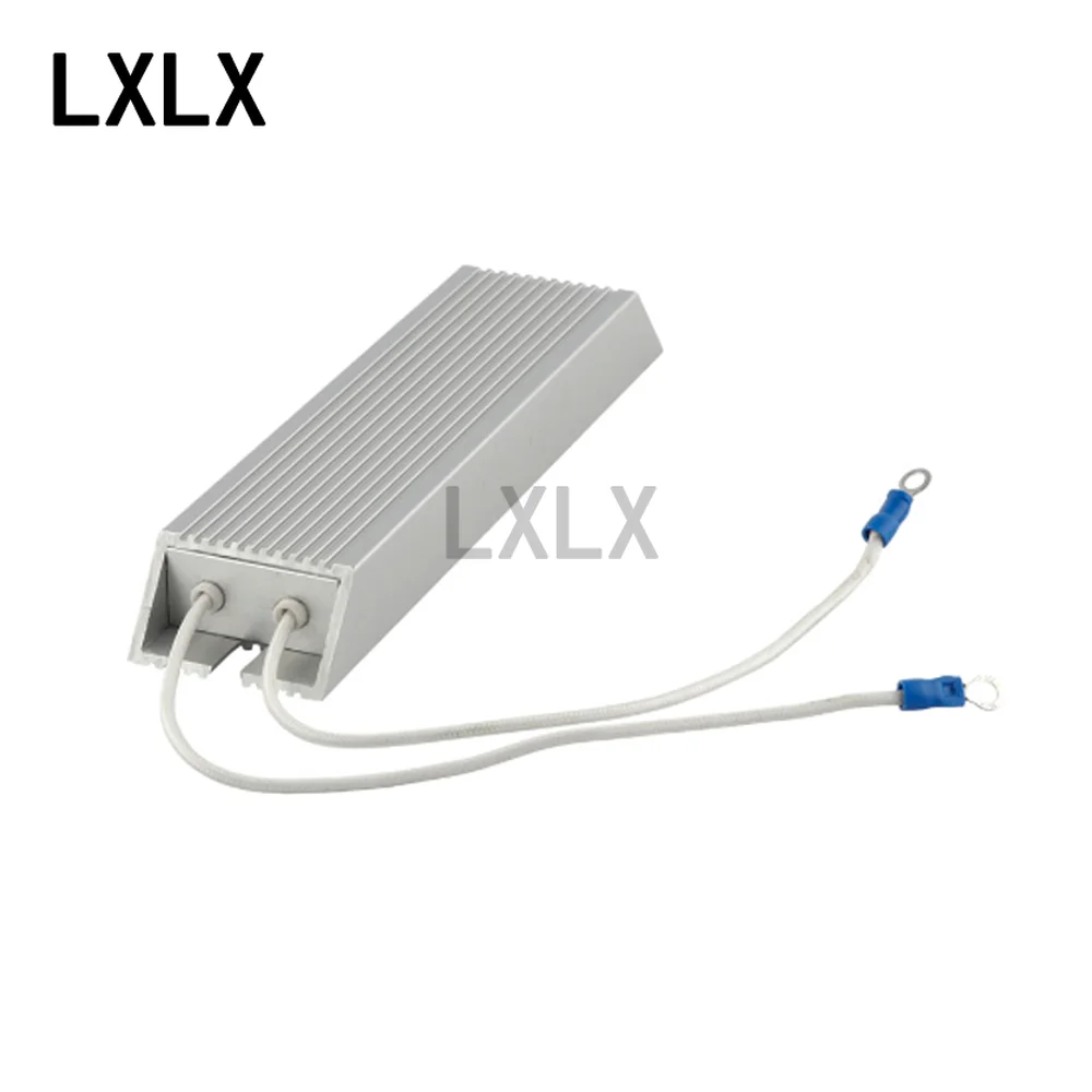 1PCS RXLG Aluminum Shell Braking Resistor 100W 150W 200W 300W 400W 500W 600W 800W 1000W 10 20 30 40 50 75 100 150 300Ohm