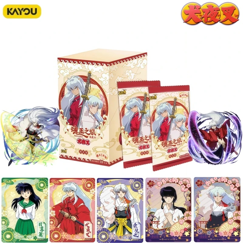 

KAYOU New Inuyasha Soul Jade Journey Series Cards Official Genuine Anime Collection Commemorative Toy Cards Holiday Gift