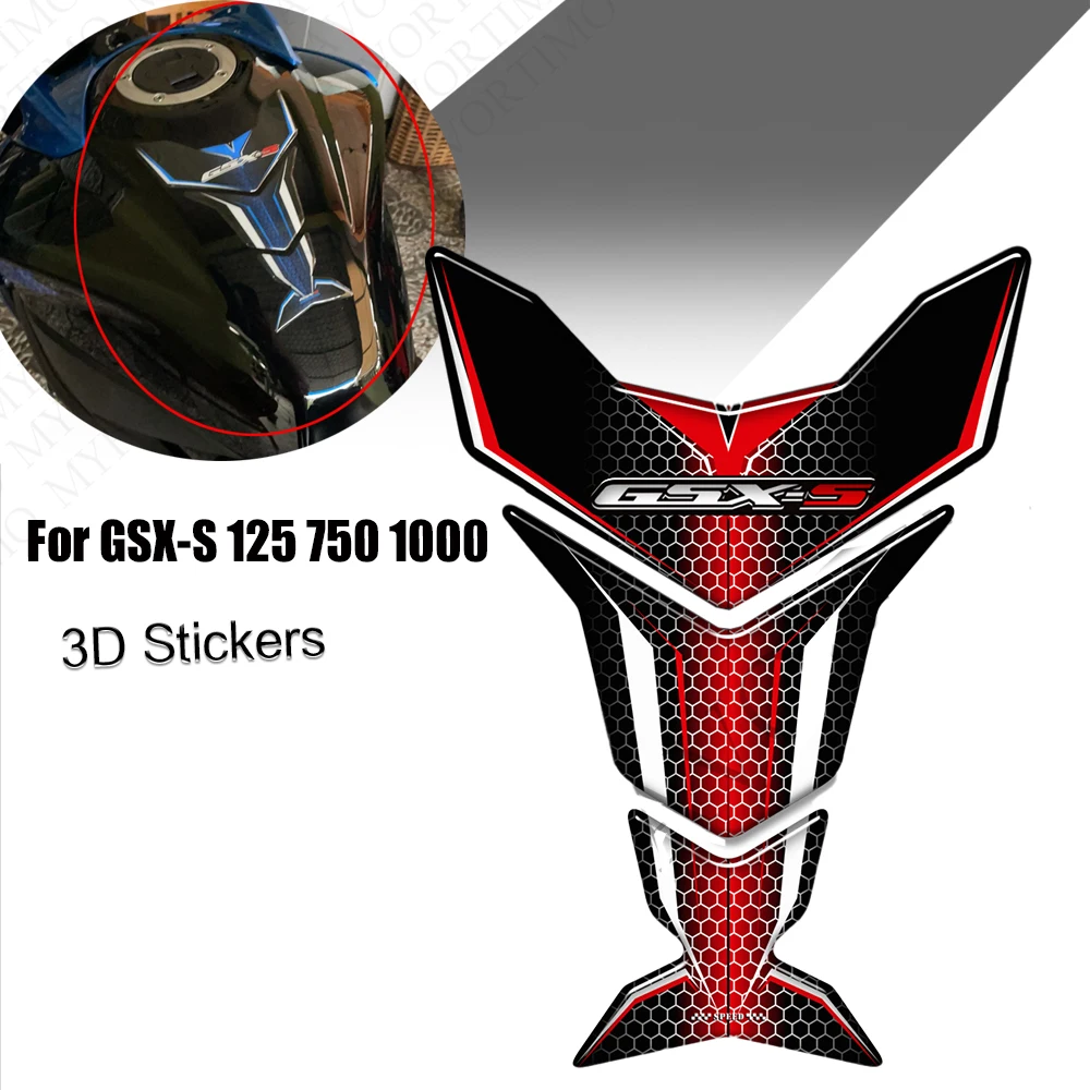 

For Suzuki GSX-S125 GSX-S750 GSX-S1000 GSX-S GSX S S125 S750 S1000 Motorcycle Tank Pad Fairing Fender Stickers Decals Protector