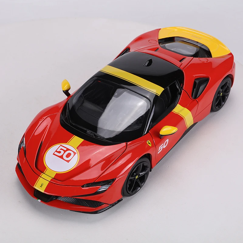 

Burago 1:18 Ferrari SF90 Stradale Assetto Fiorano Alloy Model Car