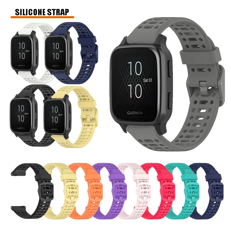 لـ Garmin Venu Sq 2 / Venu2 plus حزام سيليكون قابل للتنفس