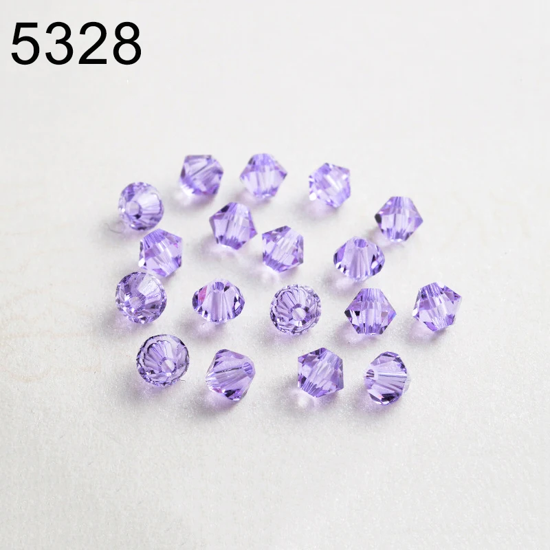 5328 Plain Color 262-539 Original Crystal from Austria Rhombus Bicones Loose Beads Wholsale for Bracelet Jewelry Cloth Making