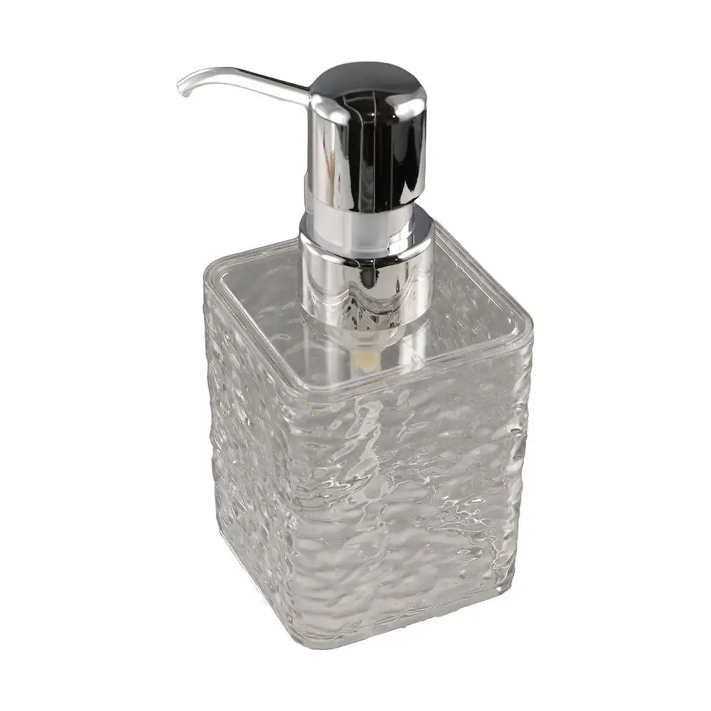 

Refillable Clear Soap Dispenser Rust Proof Pressed Type Shampoo Pump Bottle Waterproof 300ml/400ml Soap Lotion Container