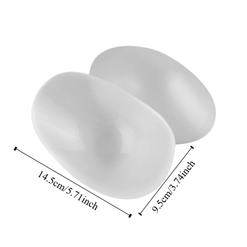 120g Herren 3D Schulterpolster Atmungsaktives Selbstklebendes Unsichtbares Schulterpolster Abnehmbarer Verdickter Silikon-Schulterverstärker – Detail 1