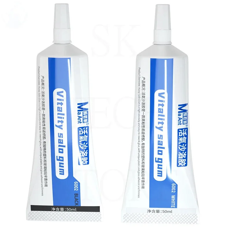 MaAnt-Herramienta de reparación adhesiva multiusos para Iphone, Ipad, Samsung, cubierta trasera de teléfono móvil, pantalla táctil LCD, pegamento 6002, 50ML